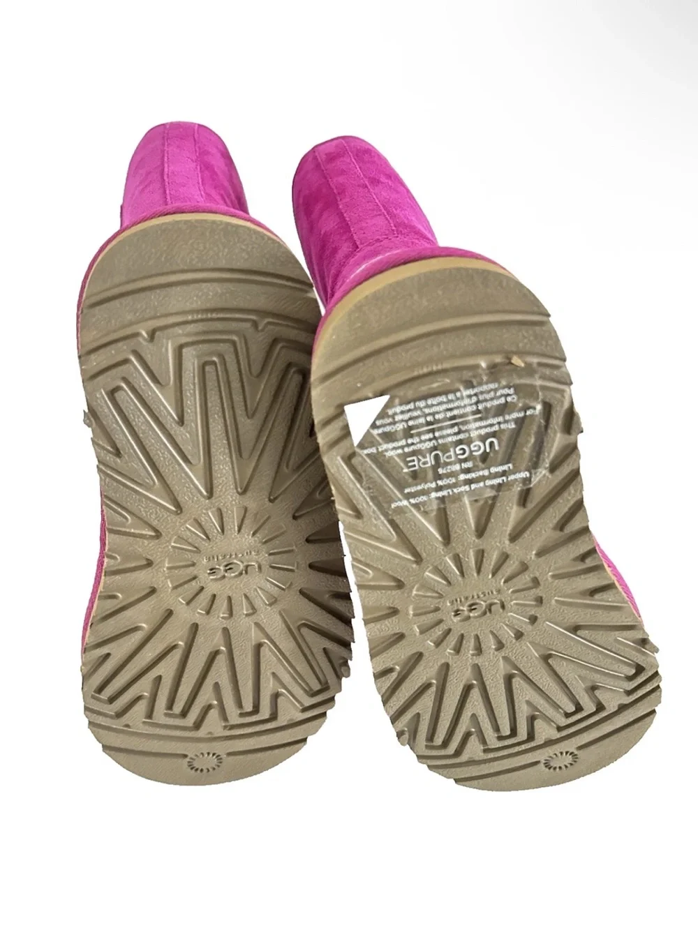 UGG | Lil Sunshine Boots Girls Size 13 Pink Side Zip Slip On Sheepskin